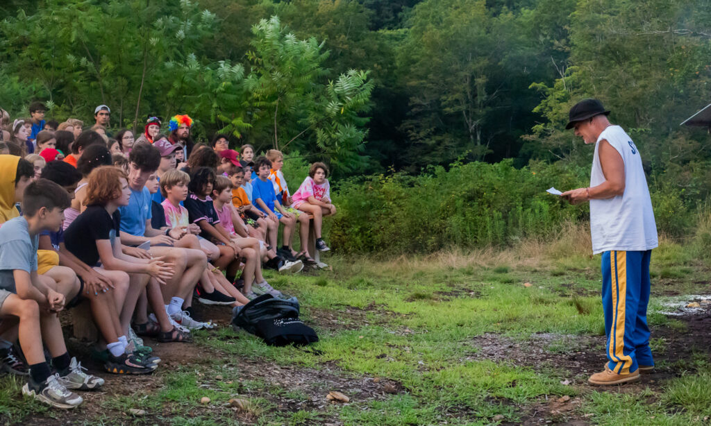 Sam at Campfire